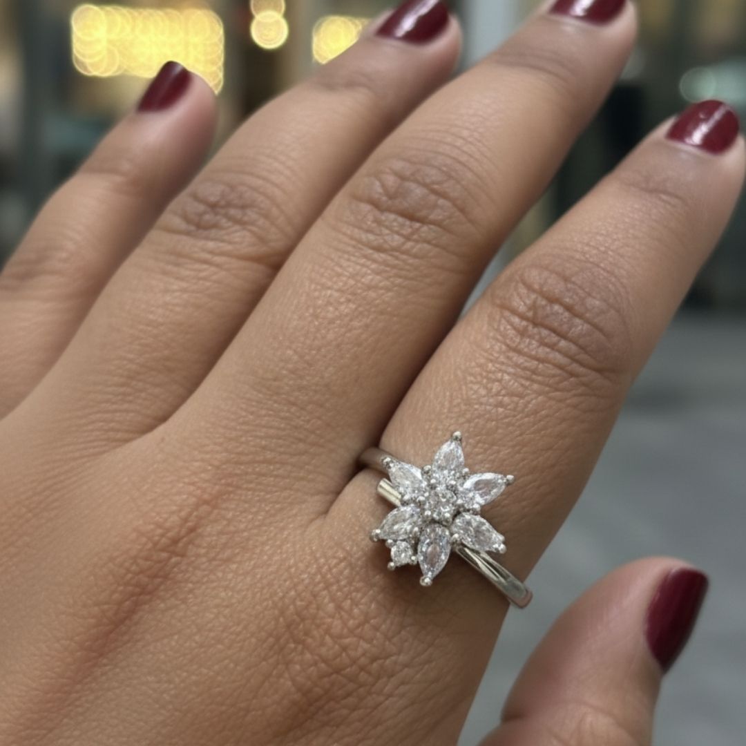 Blooming Star AD Floral Ring