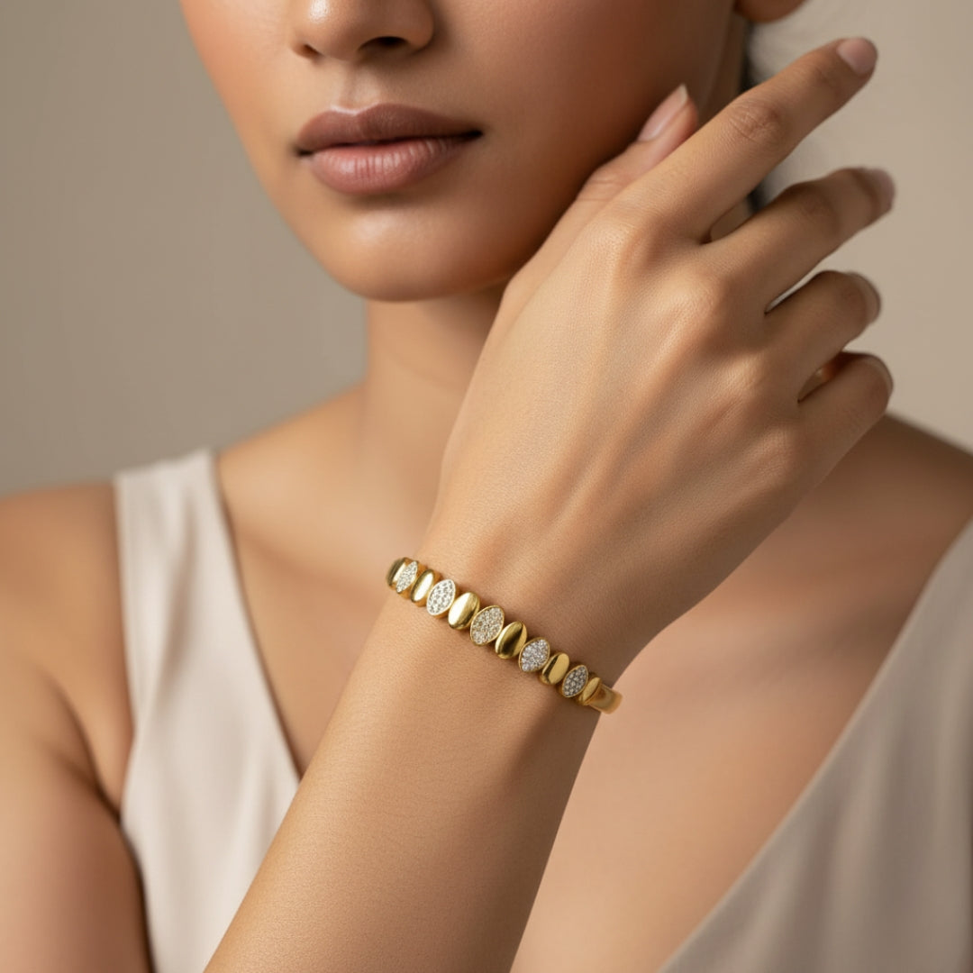 Gold Plated Designer Bracelet