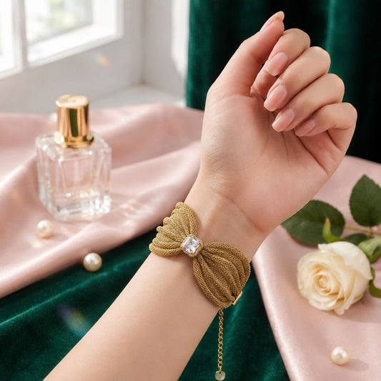 Luxe Mesh Citrine Bracelet