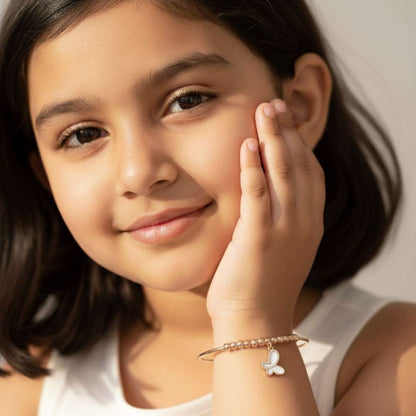 Kids Gold Butterfly Bracelet – Anti Tarnish