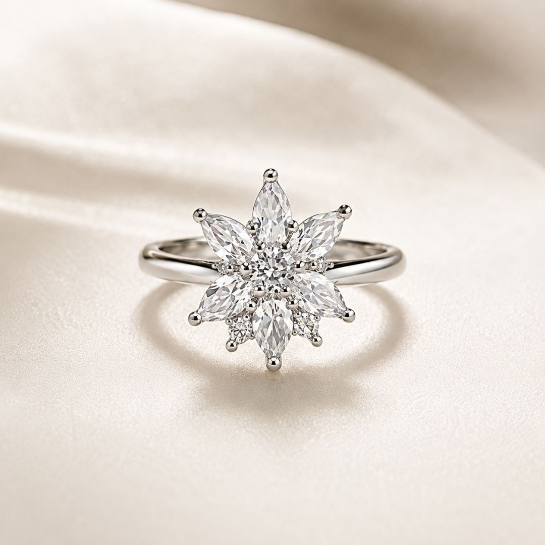 Blooming Star AD Floral Ring