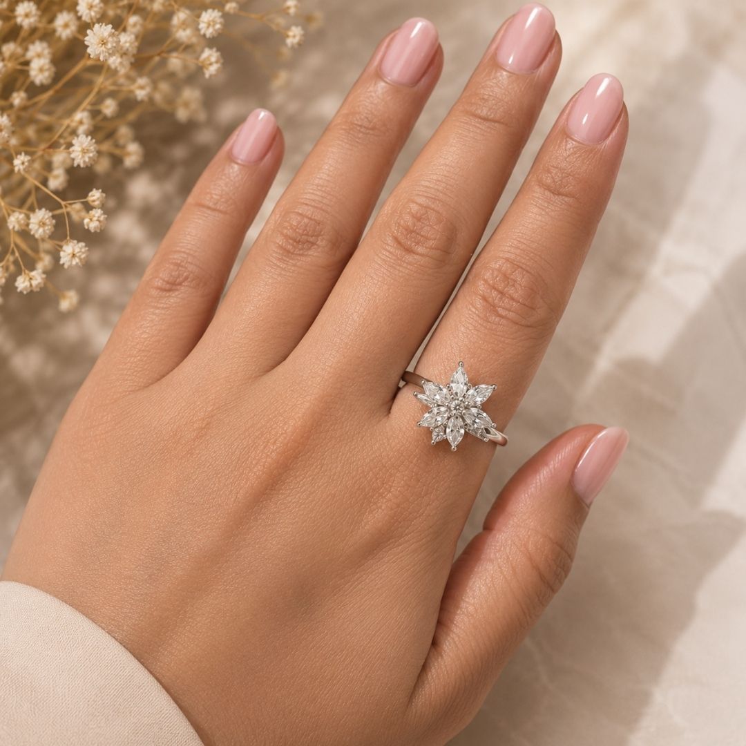 Blooming Star AD Floral Ring