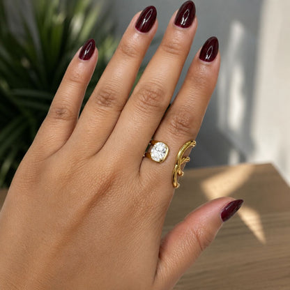 Modern Gold Multi-Band Open Ring