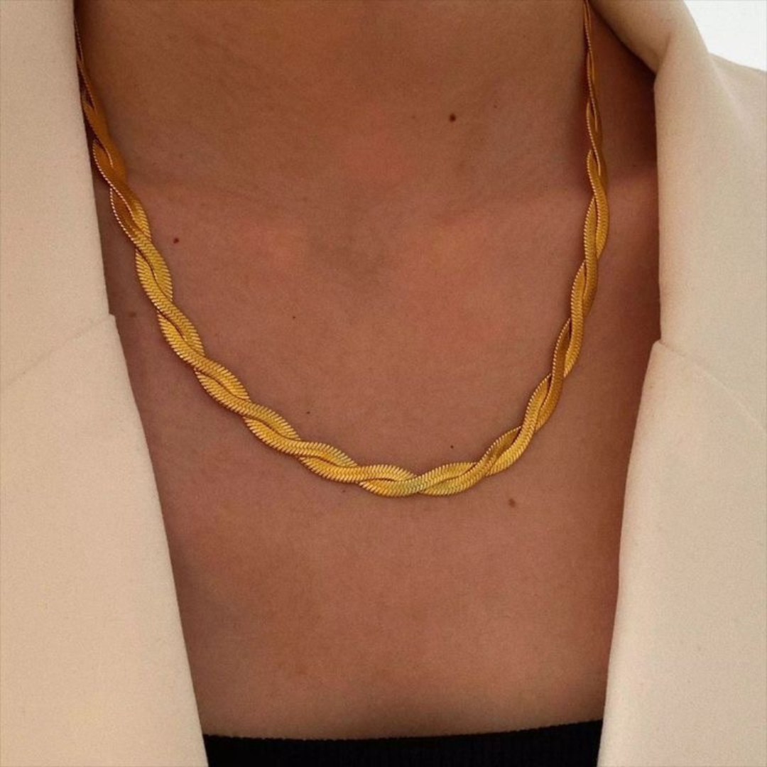 Reign Twisted Snake Necklace