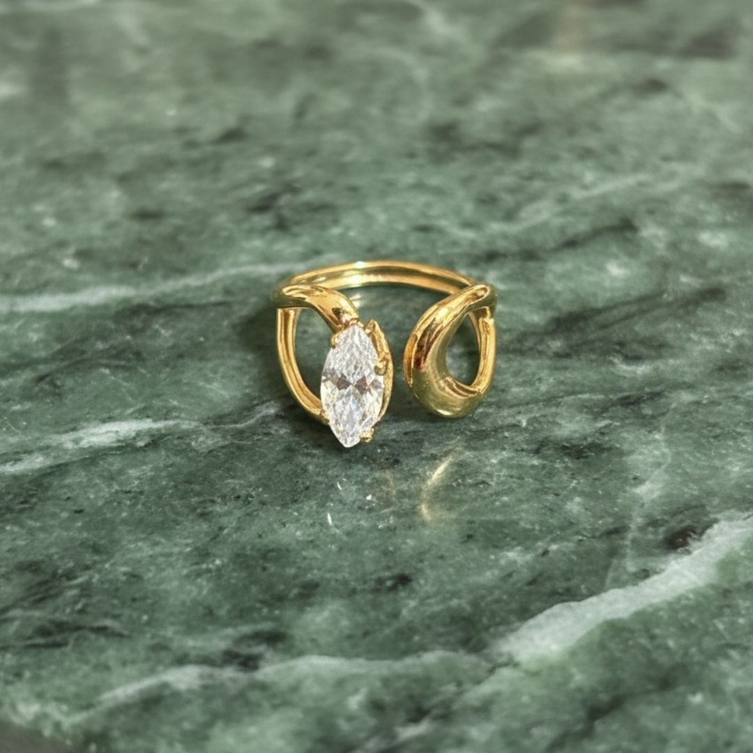Celeste Marquise Adjustable Statement Ring
