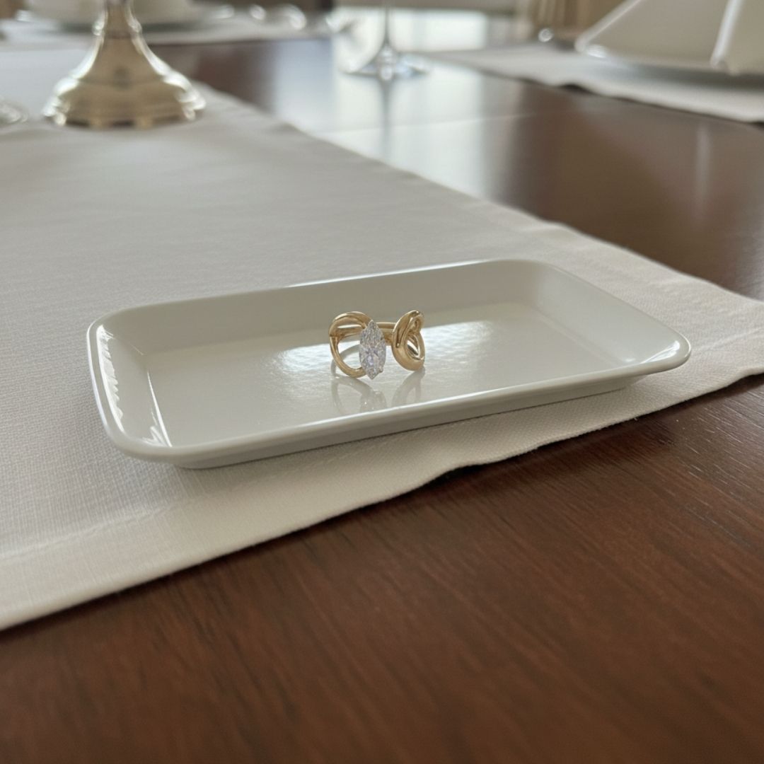 Celeste Marquise Adjustable Statement Ring