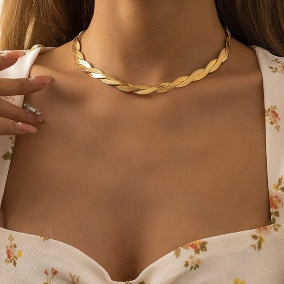 Reign Twisted Snake Necklace