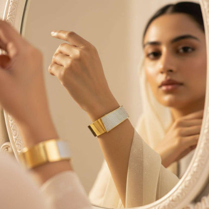 AD Premium Gold Cuff Bangle