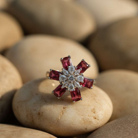 Rosé Radiance AD Bloom Ring