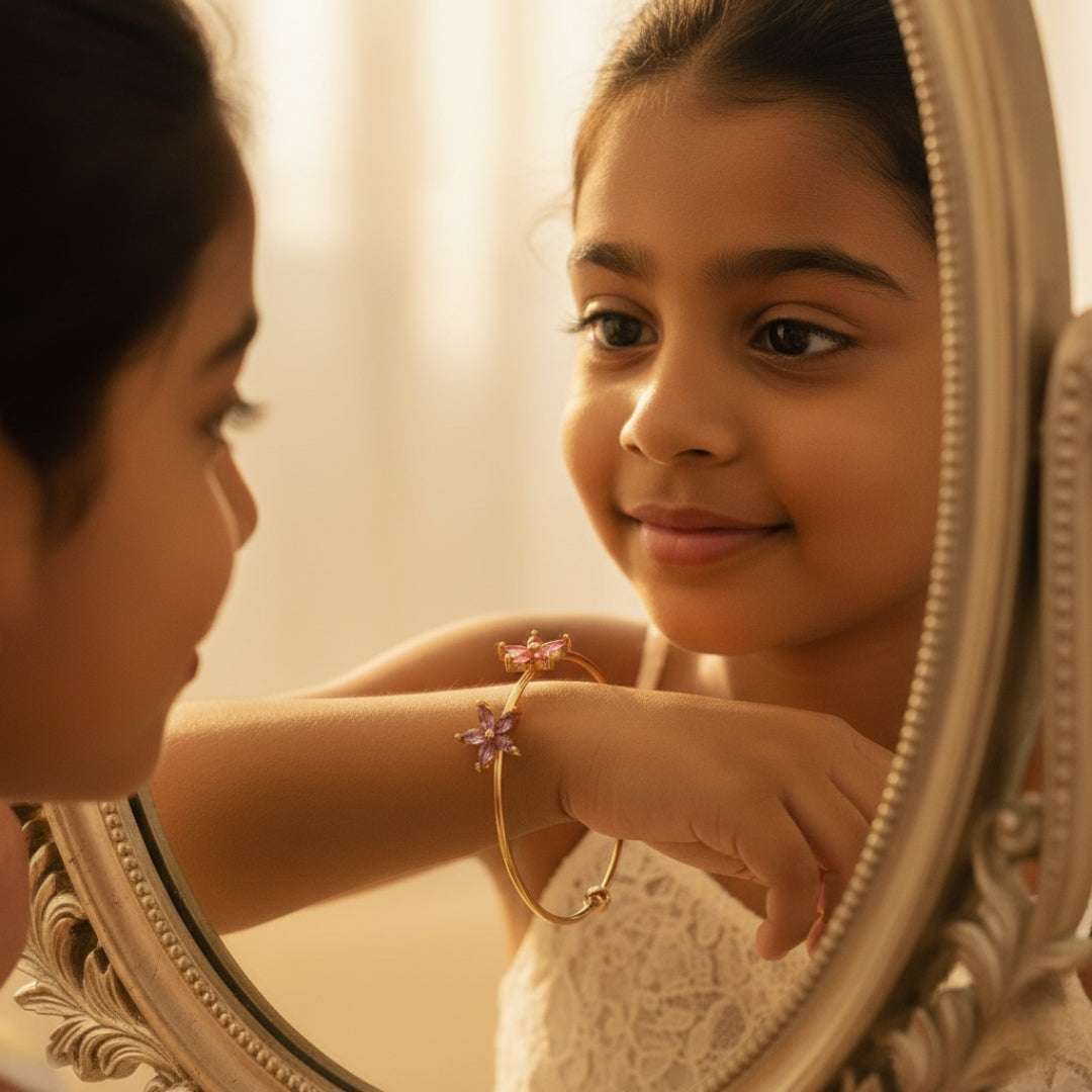 Kids Triple Butterfly Bracelet – Anti Tarnish