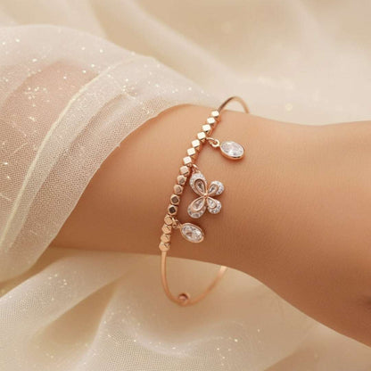 Kids Butterfly Charm Bracelet – Anti Tarnish