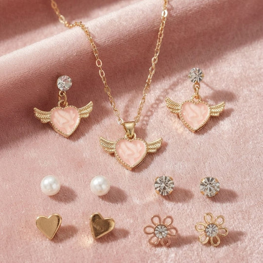 Angel Heart Kids Jewelry Gift Set for Girls