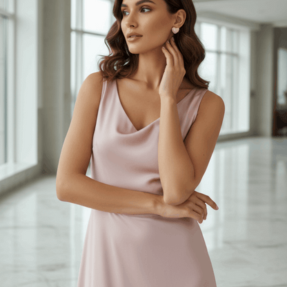 Heart Shaped CZ Stud Earrings