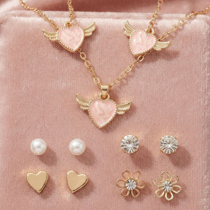 Angel Heart Kids Jewelry Gift Set for Girls