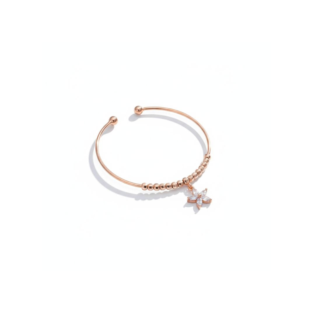 Kids Floral Charm Bracelet – Anti Tarnish