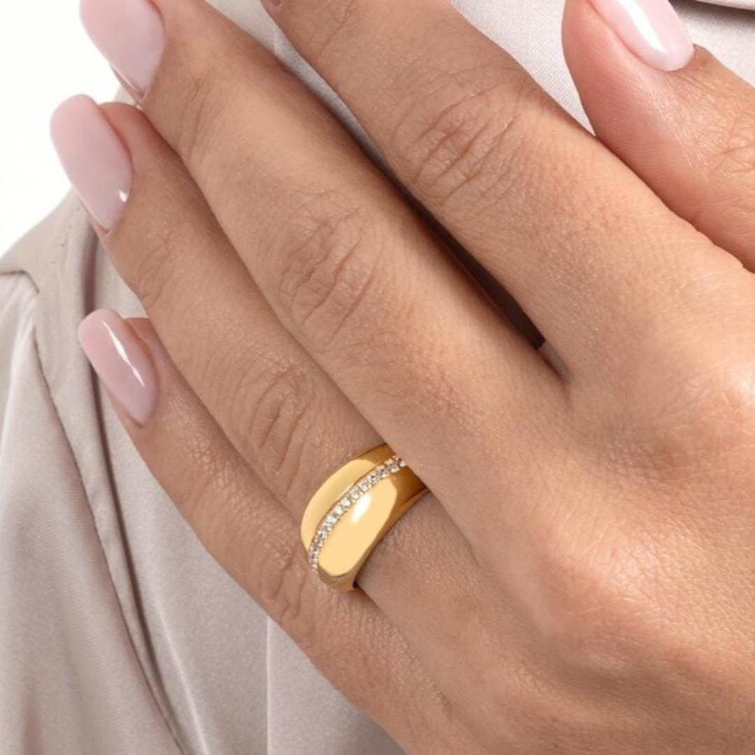 Cloud Diamond Ring