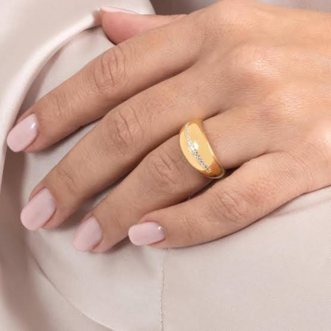 Cloud Diamond Ring