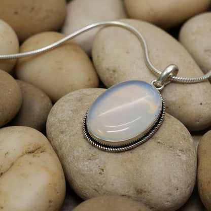 Fire Opal Magic in German Silver