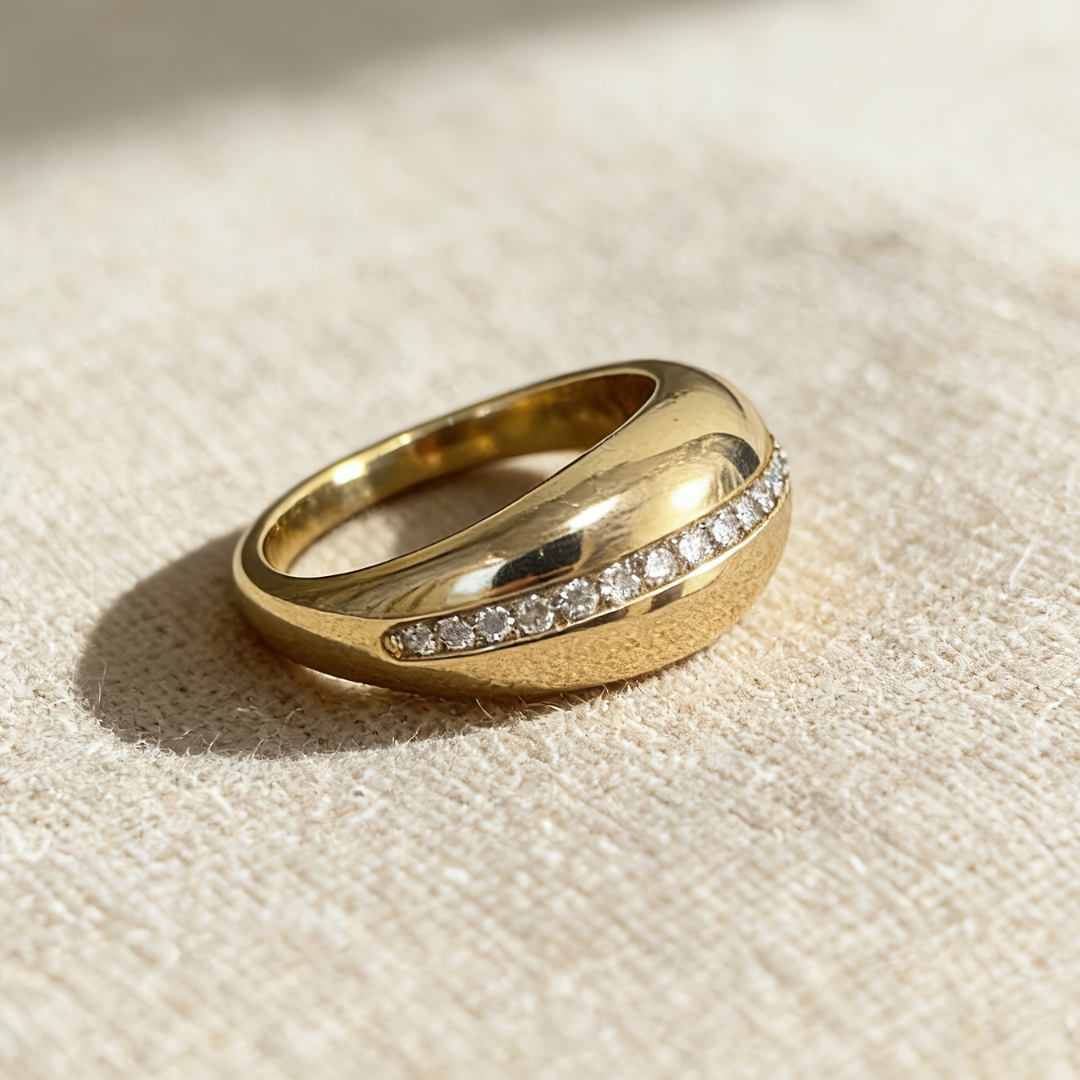 Cloud Diamond Ring