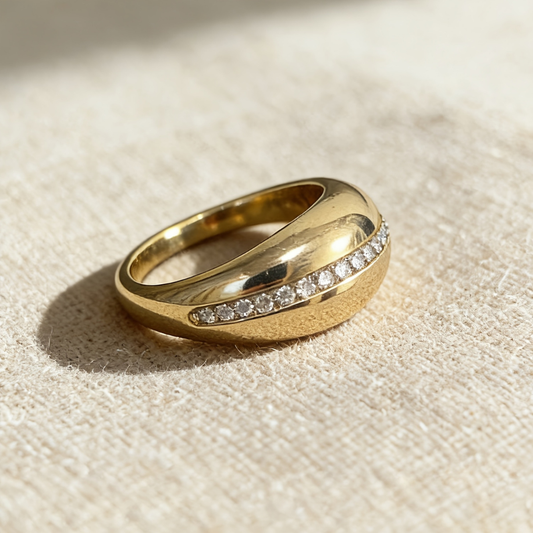 Cloud Diamond Ring