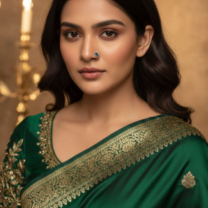 Classic Floral & Geometric Oxidised Nose Pins – 6 Variations