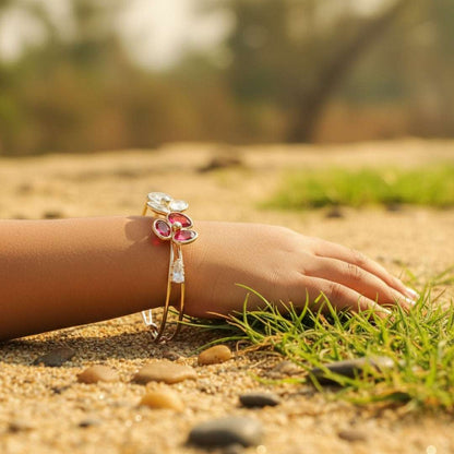 Kids Gold Flower Bracelet – Anti Tarnish