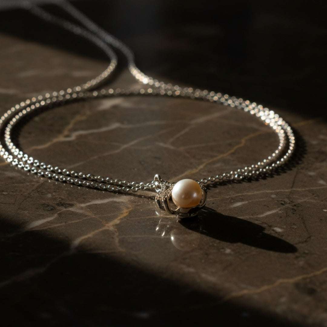 Kids Pastel Flower Bead Necklace