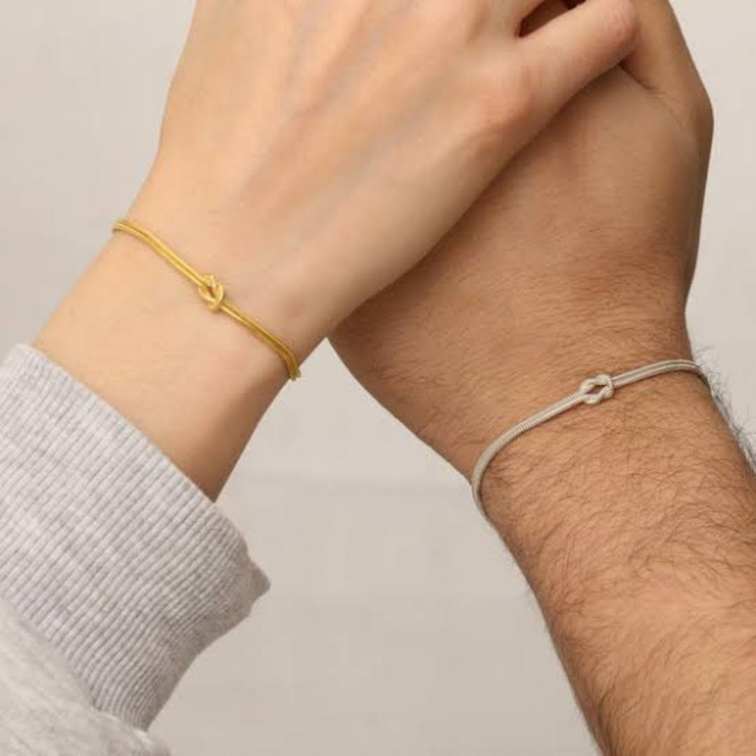Eternal Knot Bracelet (Anti-Tarnish) (Gold & Silver)