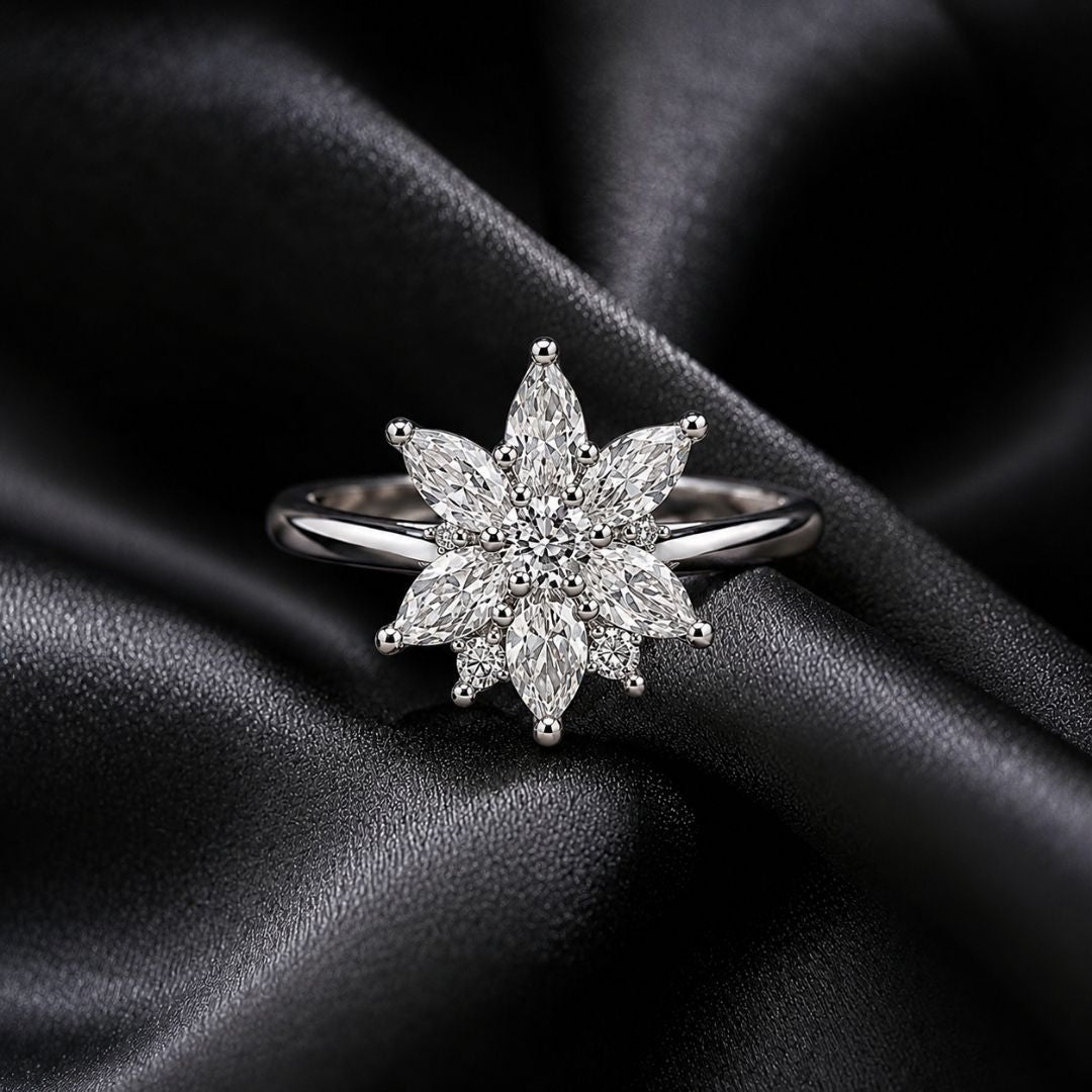 Blooming Star AD Floral Ring