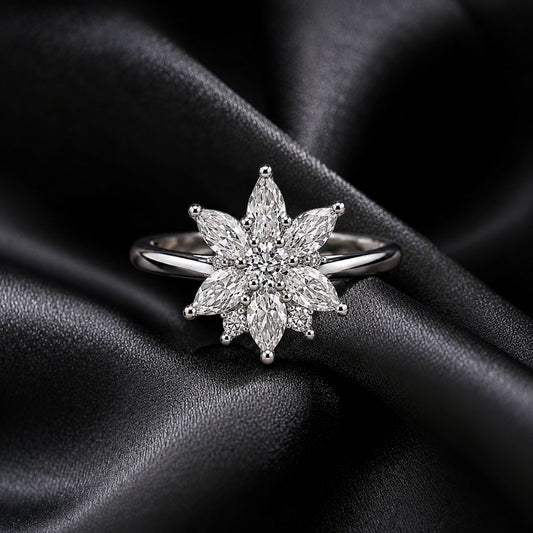 Blooming Star AD Floral Ring