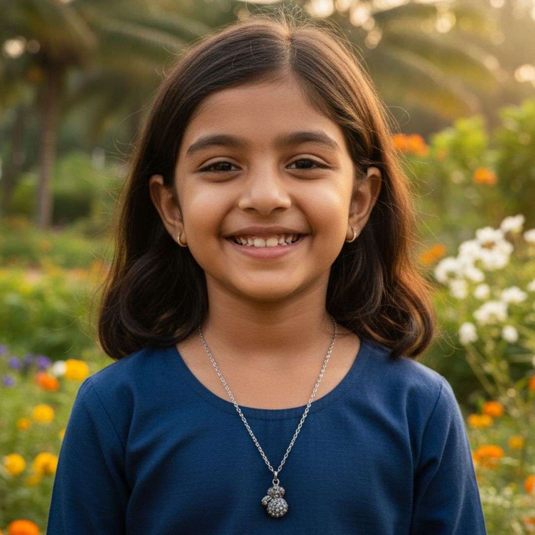 Crystal Pineapple Pendant Necklace – Silver Chain