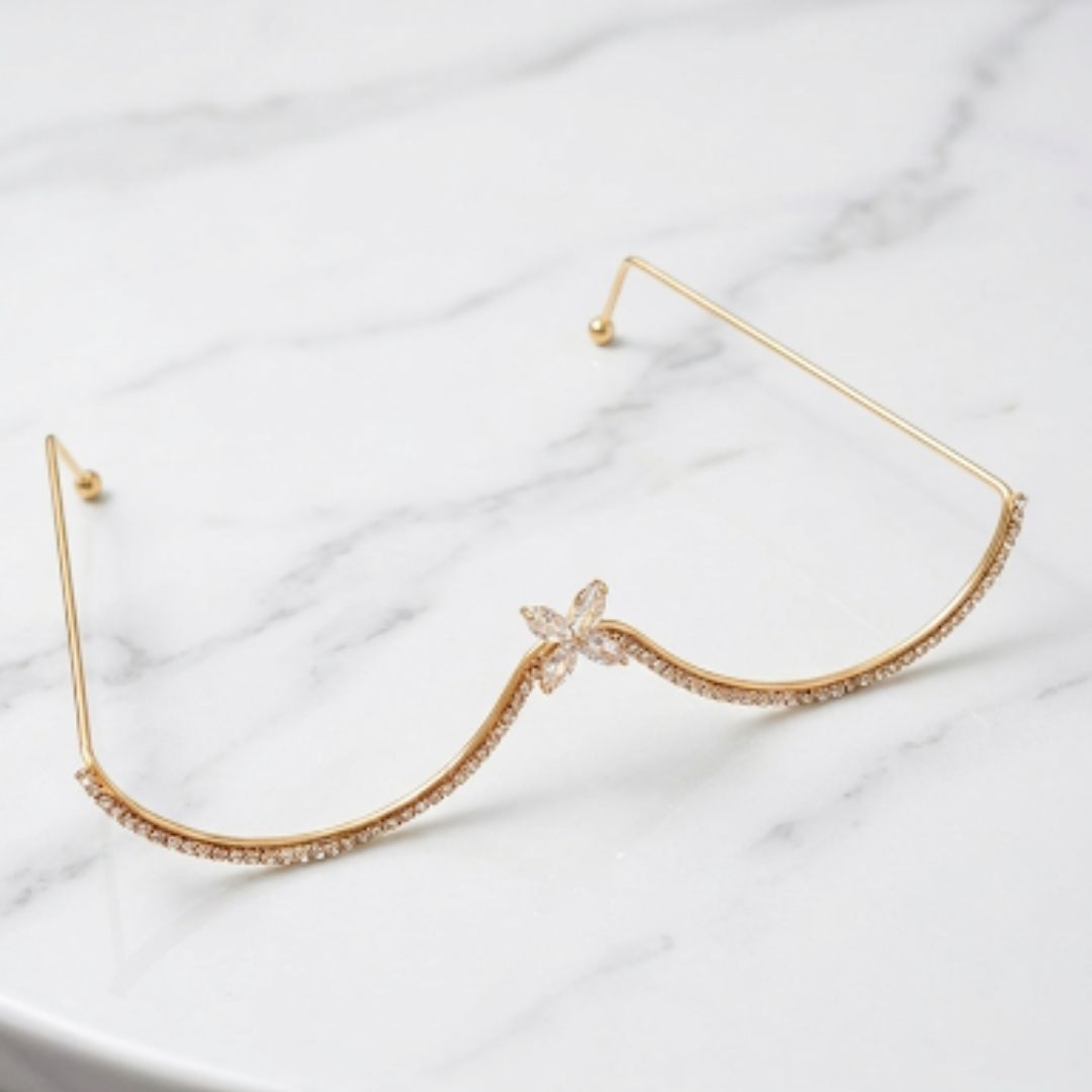 Elegant Minimalist Pearl Nose Accessory with Delicate Chain Facelet