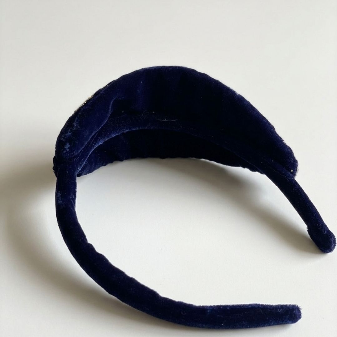 Handmade Premium Velvet Hairband with Sequin & Star Embellishment