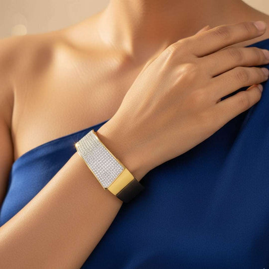 AD Premium Gold Cuff Bangle