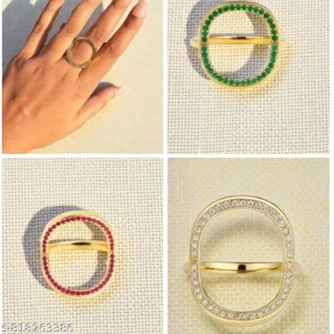 Trinity 3-in-1 Rotating CZ Ring