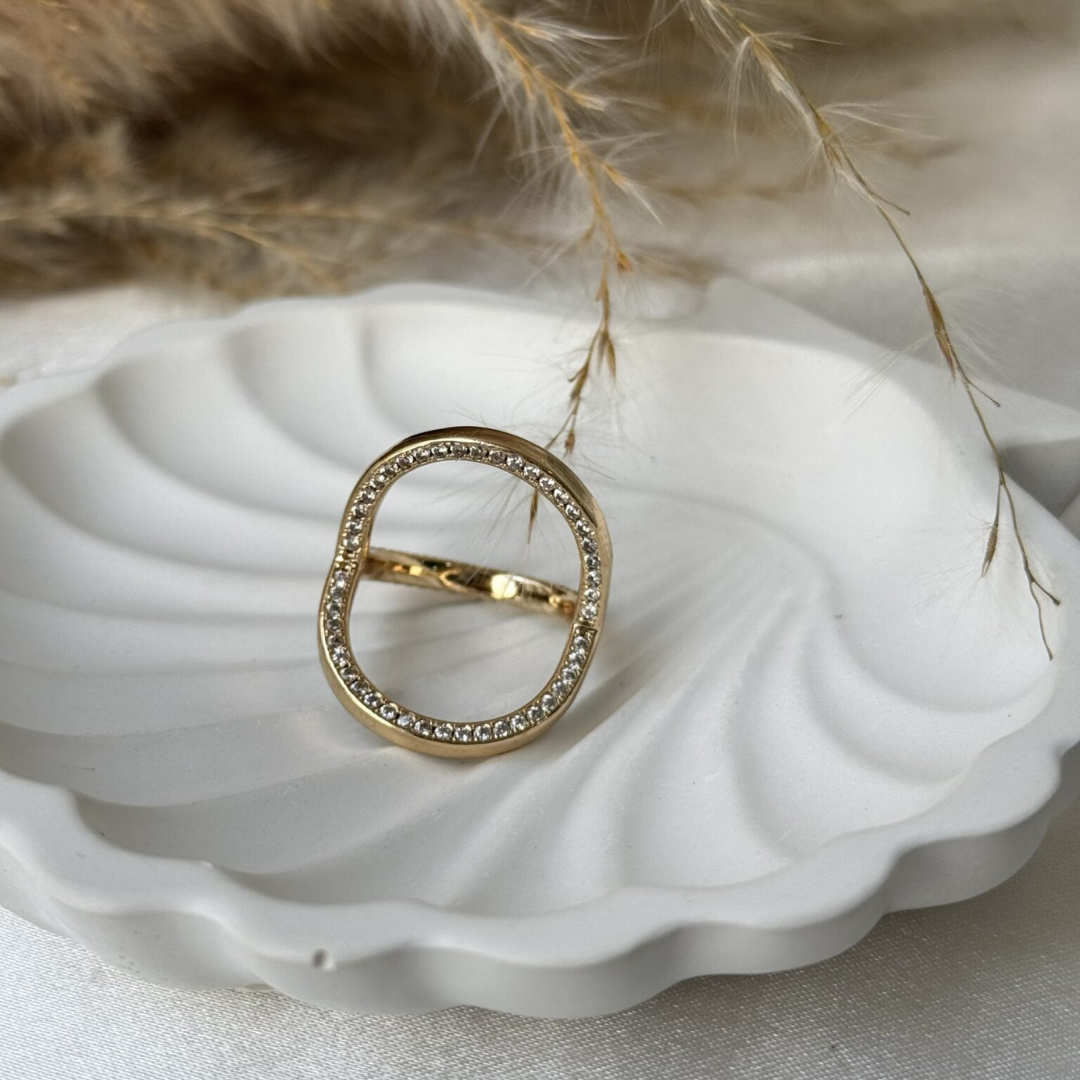 Trinity 3-in-1 Rotating CZ Ring