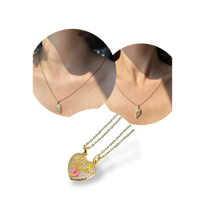 Sun & Moon Anti-Tarnish Couple Pendant