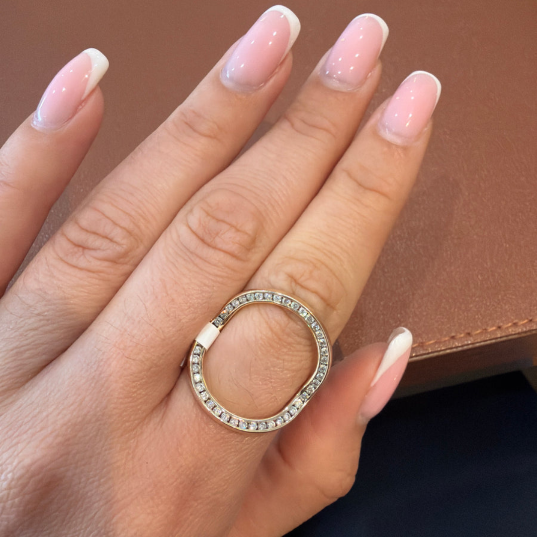 Trinity 3-in-1 Rotating CZ Ring