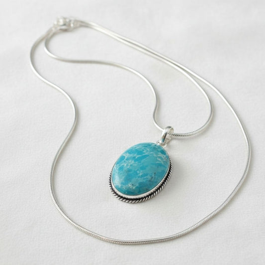 Oceanic Turquoise Charm Pendant