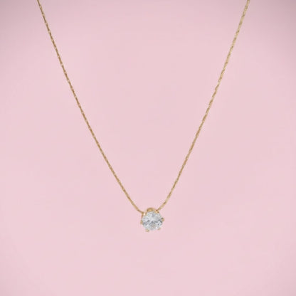 Timeless Solitaire Pendant Necklace for Women