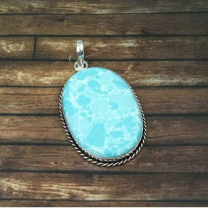 Oceanic Turquoise Charm Pendant