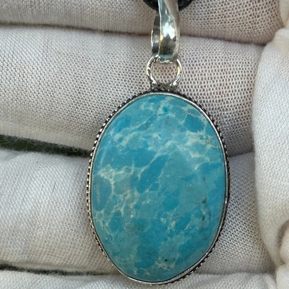 Oceanic Turquoise Charm Pendant
