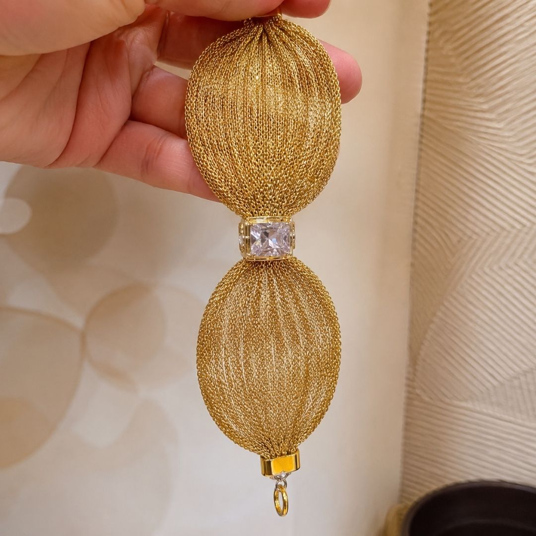 Luxe Mesh Citrine Bracelet
