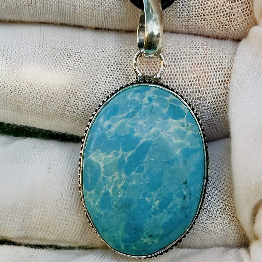 Oceanic Turquoise Charm Pendant