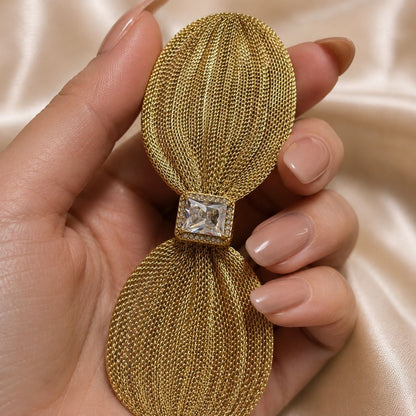 Luxe Mesh Citrine Bracelet