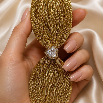 Heart Mesh Citrine Bracelet