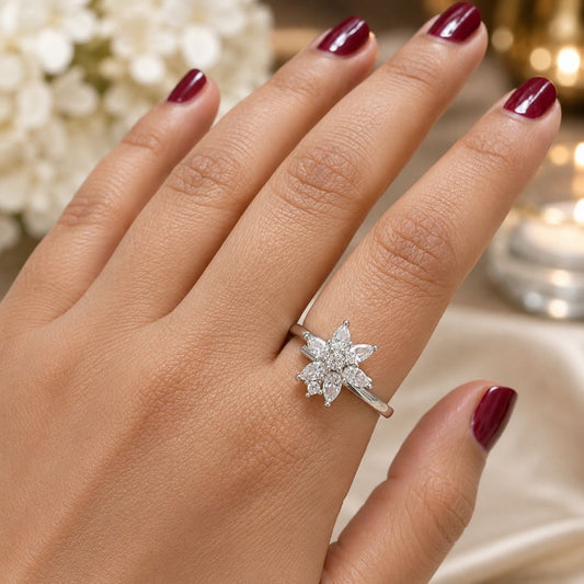 Blooming Star AD Floral Ring