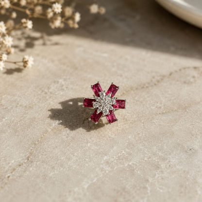 Rosé Radiance AD Bloom Ring