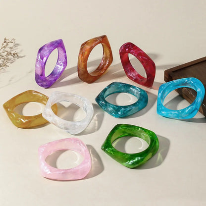 Chunky Resin Bangle Bracelet for Women – Lavender (Size 2.6)